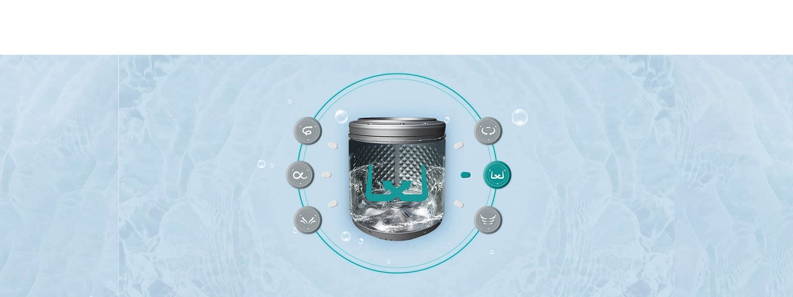 6 kinds of movement make various multiple direction waves.