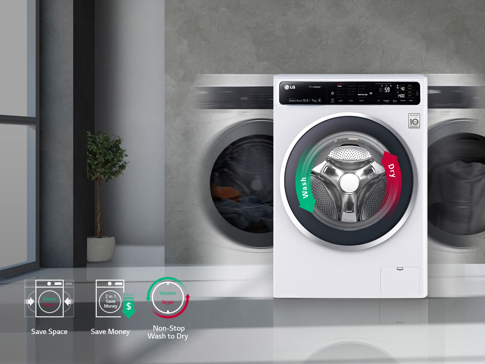 Washer and Dryer in one1