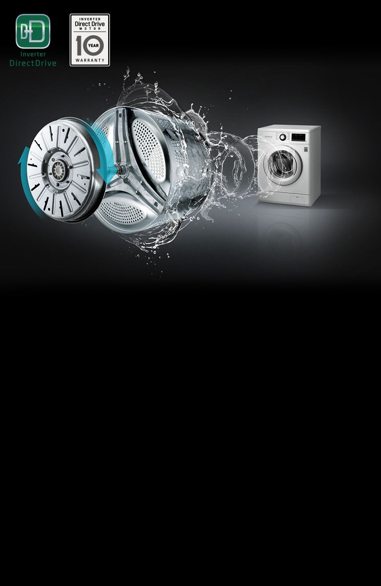 Inverter DD for a Powerful Wash with Less Noise2