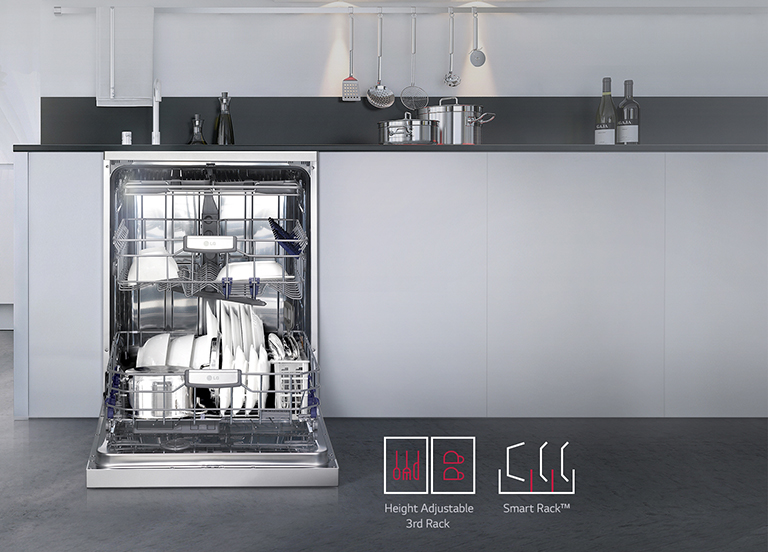 Smart Rack™ Efficiently Load More Dishes
