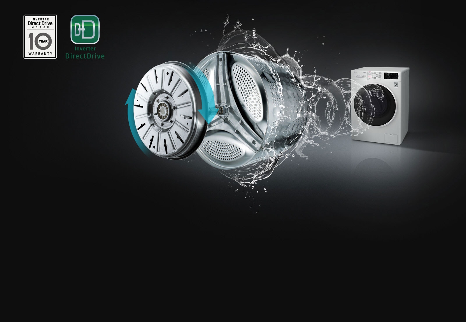 Less vibration, Less noise