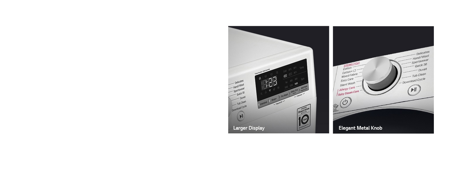 Lg Washer 9 Kg Bigger Capacity Ai Dd Steam Thinq Lg Uae