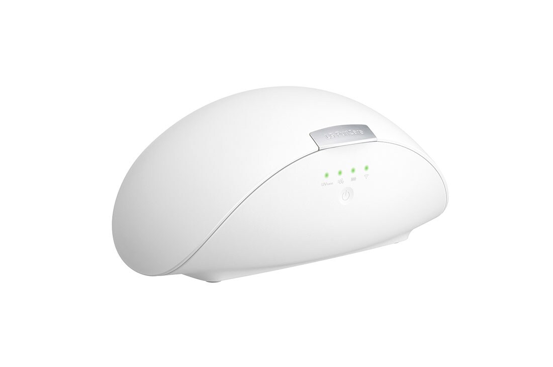 LG UV Nano Case for Wearable LG Air Purifiers, Left side view of the case, PWKAUW01, thumbnail 4