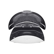 LG UV Nano Case for Wearable LG Air Purifiers, Front open view of the case, PWKAUW01, thumbnail 3