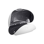 LG UV Nano Case for Wearable LG Air Purifiers, Left side open view of the case, PWKAUW01, thumbnail 6