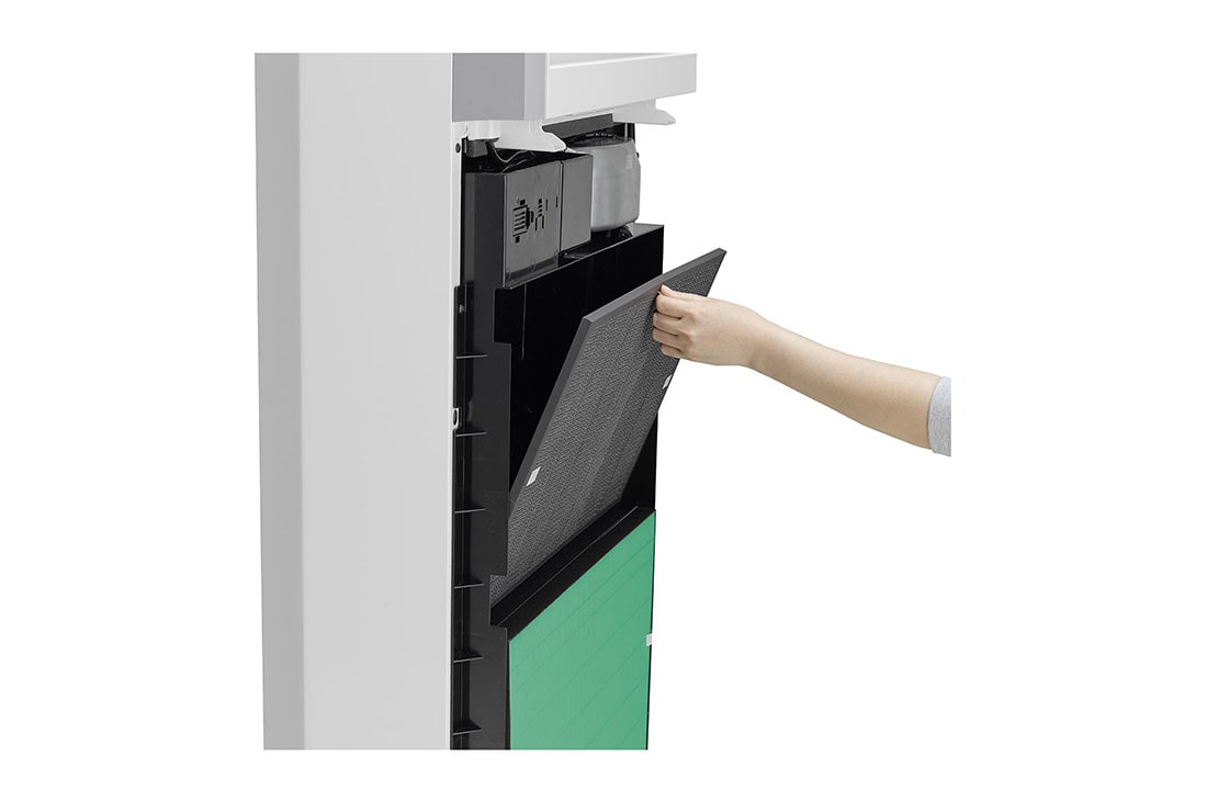 LG Standing Air Purifier CA certified for Large Space with 6-Step Filtration System, Taking Off Inner Filter, AG16GBWC0, thumbnail 9