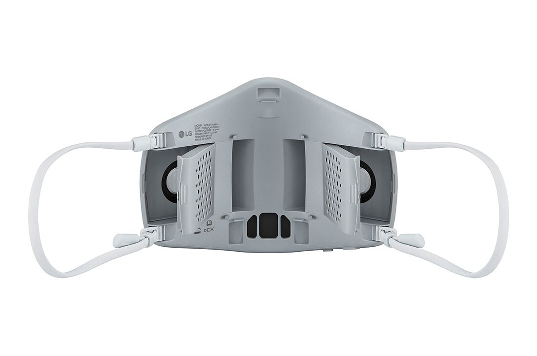 LG PuriCare™ Wearable Air Purifier, view of rear fan, AP551AWFA, thumbnail 7