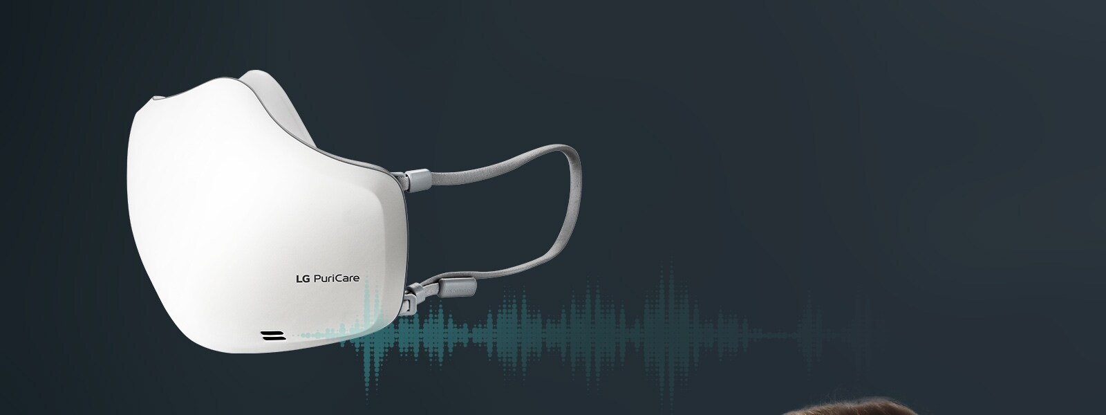 Smart design with VoiceON makes it possible to hear a voice clearly.