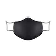 LG PuriCare™ Wearable Air Purifier in Black (2nd Gen), front view, AP551ABFA, thumbnail 1