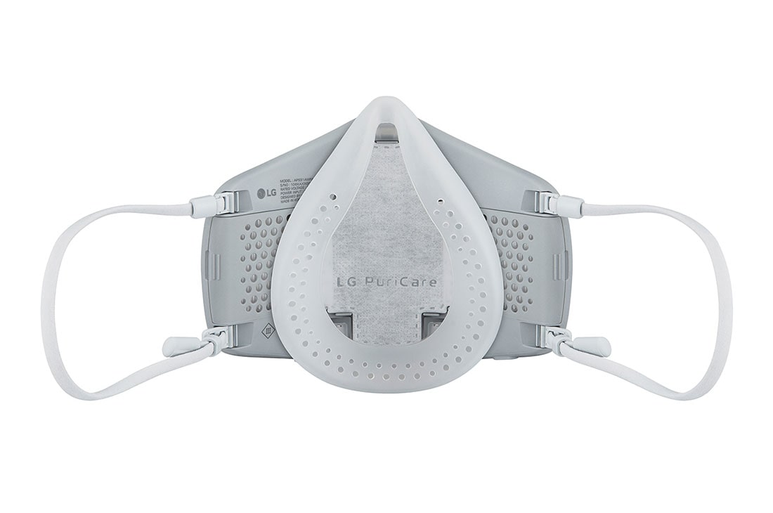 LG PuriCare™ Wearable Air Purifier in White, back inner cover, AP551AWFA, thumbnail 4