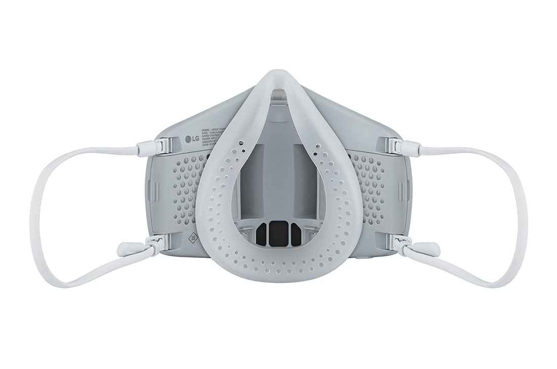 LG PuriCare™ Wearable Air Purifier in White, back faceguard, AP551AWFA, thumbnail 5