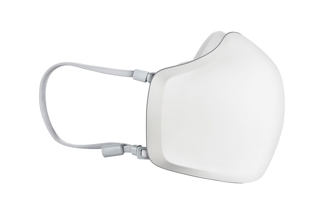 LG PuriCare™ Wearable Air Purifier in White, left view, AP551AWFA, thumbnail 10