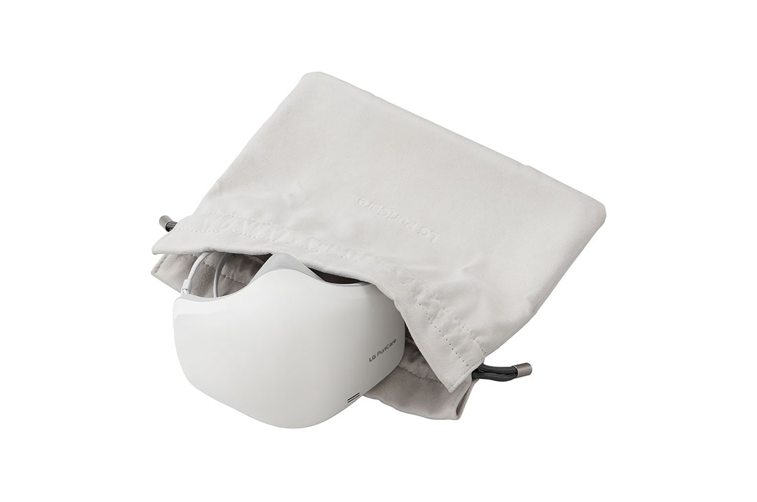 LG PuriCare™ Wearable Air Purifier in White, pouch, AP551AWFA, thumbnail 15