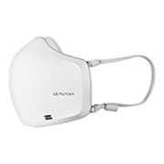 LG PuriCare™ Wearable Air Purifier in White, right view, AP551AWFA, thumbnail 9