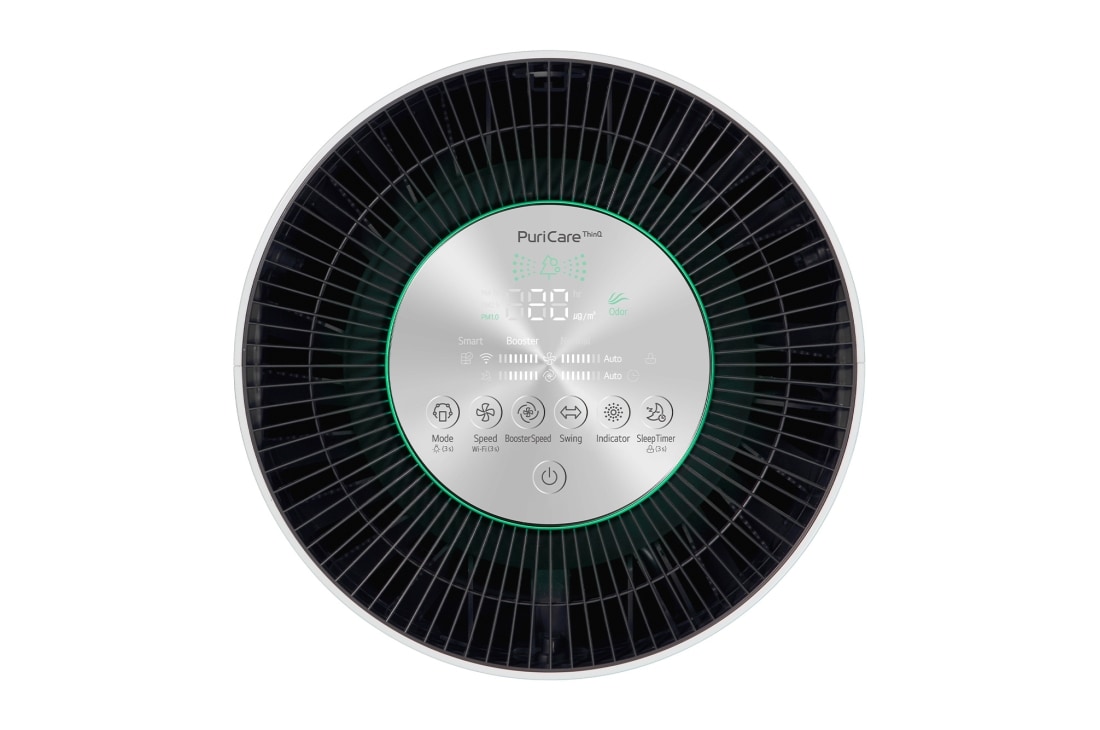 LG 2023 PuriCare™ Air Purifier, 659ft² , HEPA, Top panel view, AS65GDWH0, thumbnail 3