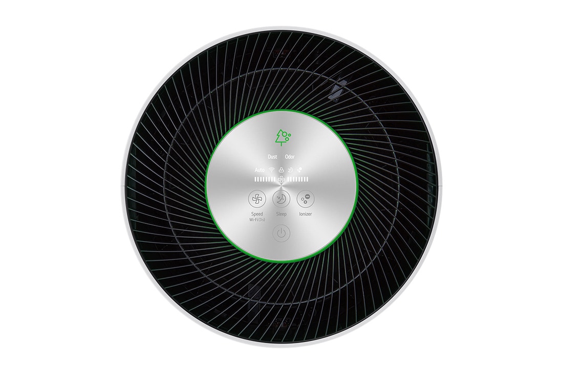 LG 2023 PuriCare™ 360˚ Air Purifier, 675ft² , HEPA, Top Perspective Light Green, AS60GHWG0, thumbnail 5