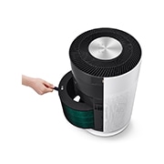 LG 2023 PuriCare™ 360˚ Air Purifier, 675ft² , HEPA, Filter Open Top View, AS60GHWG0, thumbnail 6