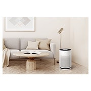 LG 2023 PuriCare™ 360˚ Air Purifier, 675ft² , HEPA, Lifestyle_An air purifier is located in the living room., AS60GHWG0, thumbnail 15