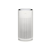 LG PuriCare™ AeroHit Air Purifier, White, 32 m² Coverage with 360° Filter, Front view of the LG PuriCare™ AeroHit Air Purifier AS35GGW10.AGCC, AS35GGW10, thumbnail 1