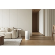 LG PuriCare™ AeroHit Air Purifier, White, 32 m² Coverage with 360° Filter, LG air purifier placed in a modern living room and minimalist furniture, AS35GGW10, thumbnail 7