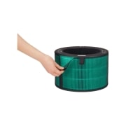 LG PuriCare™ 360 Air Purifier, Nature Beige, 360˚ Purification with Pet Care and Smart Sensor, Pet Care, AS10GDBY0, thumbnail 5