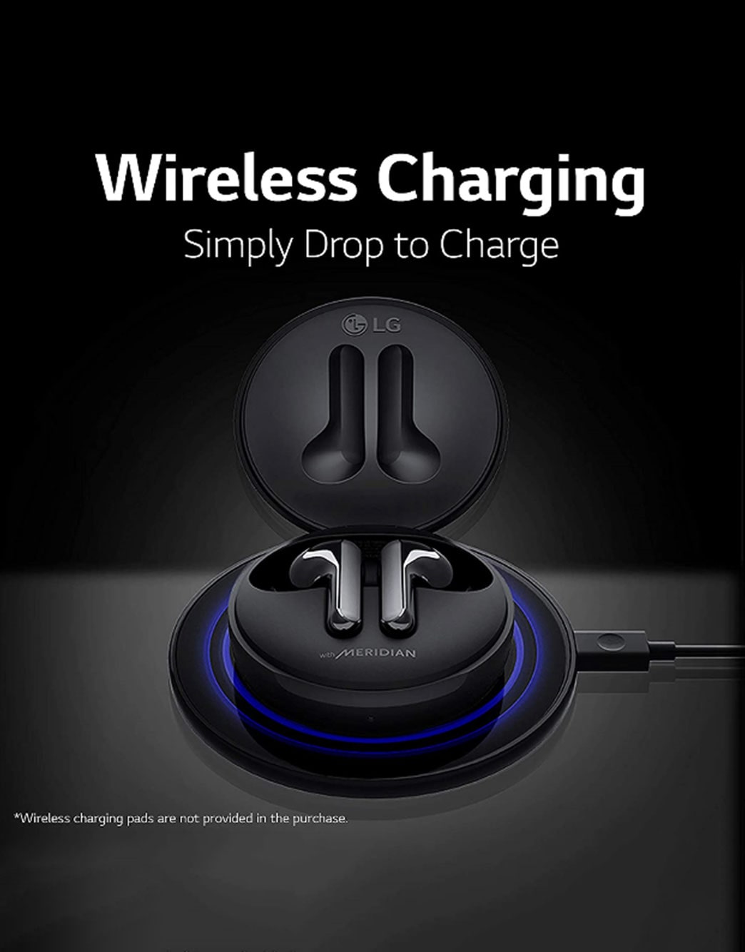 LG Tone Free FN6 True Wireless Black Earbuds | LG UAE