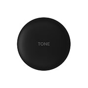 LG Tone Free FN6 True Wireless Black Earbuds, A Top view of a closed cradle, HBS-FN6, thumbnail 4