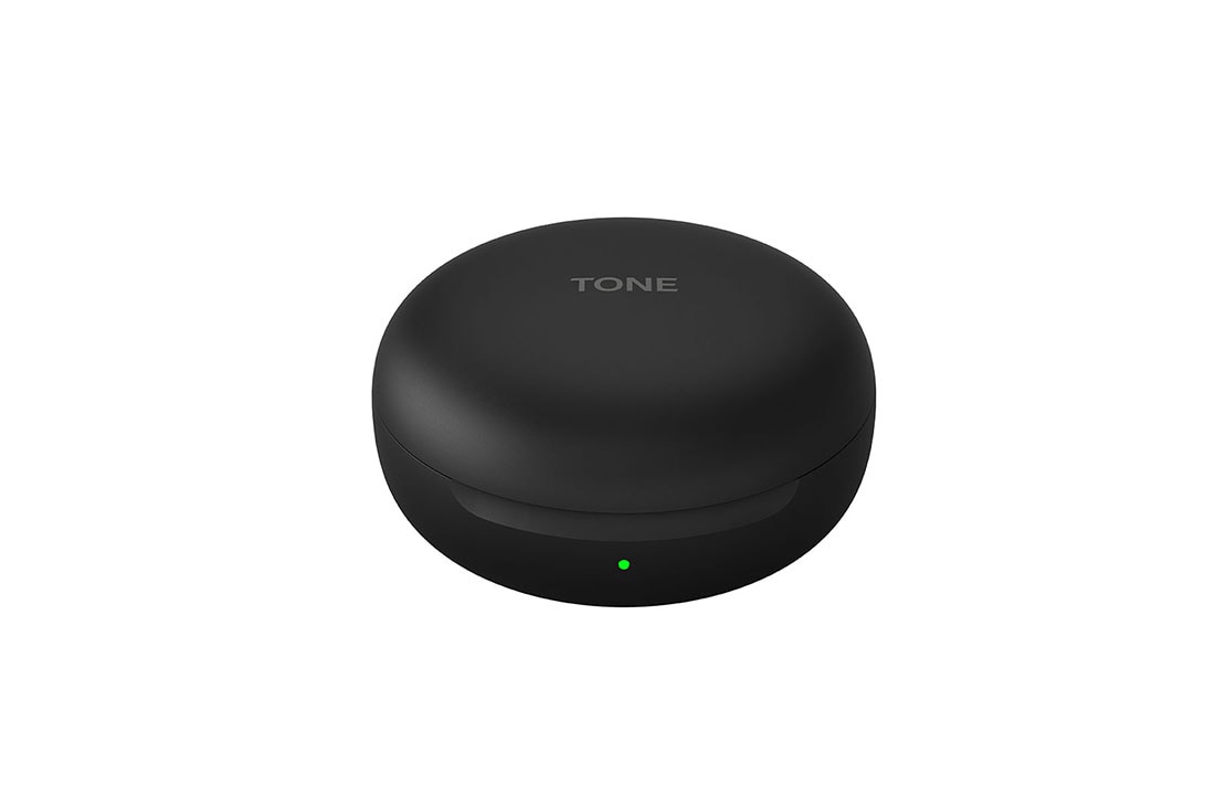 LG Tone Free FN7 True Wireless Black Earbuds, A backside 45 defrees high angle of two earbuds, HBS-FN7, thumbnail 15