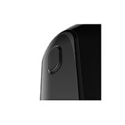 LG Tone Free FN7 True Wireless Black Earbuds, A 45 degrees right angle of a closed cradle, HBS-FN7, thumbnail 7