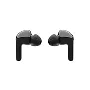 LG Tone Free FN7 True Wireless Black Earbuds, A cradle is opened up and two earbuds are placed on the floor, HBS-FN7, thumbnail 9
