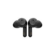 LG Tone Free FN7 True Wireless Black Earbuds, A front view of two earbuds' tips facing each other, HBS-FN7, thumbnail 11