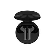 LG Tone Free FN7 True Wireless Black Earbuds, Two earbuds' tips facing each other, HBS-FN7, thumbnail 14