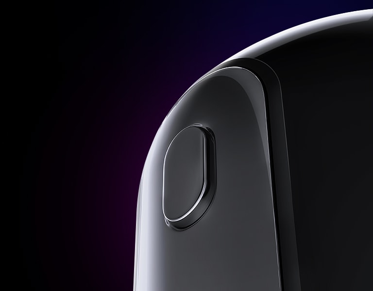 It shows the edge of a TONE Free earbud and its touch controller.