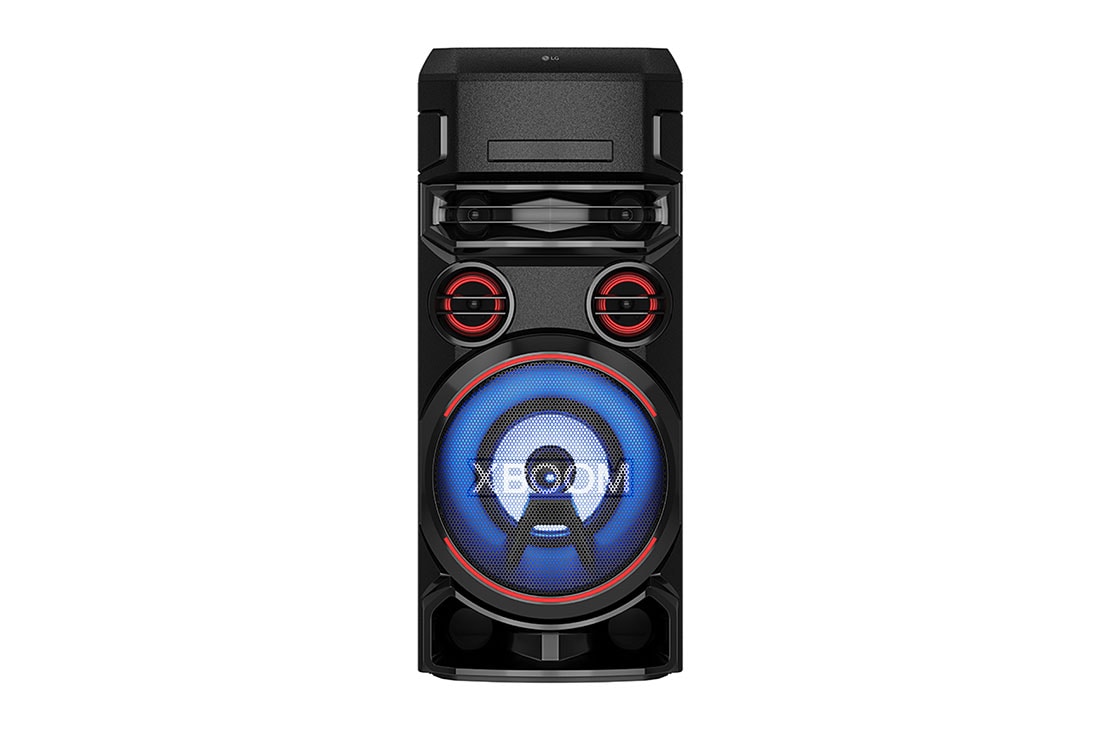 LG XBOOM ON7 Speaker for Parties With Wireless Party Link, Multi Color Lighting and Super Bass Boost, top -30 degree  view, ON7, thumbnail 8