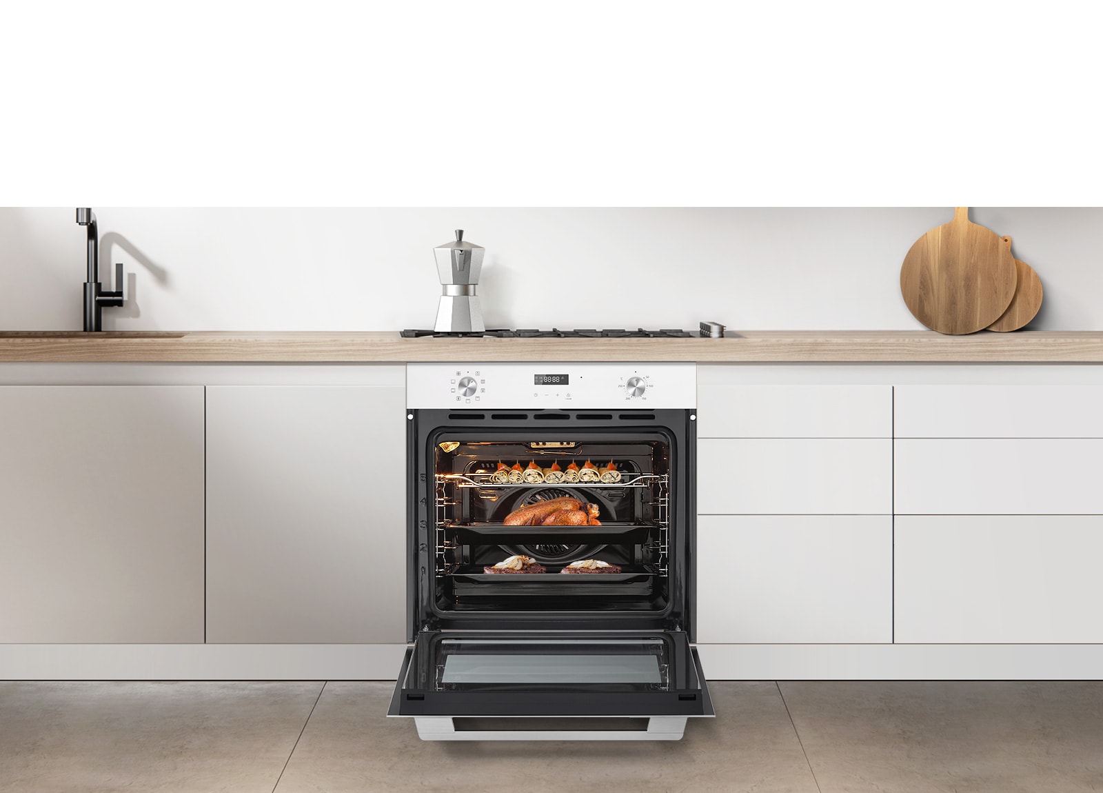 Cook more at the same time