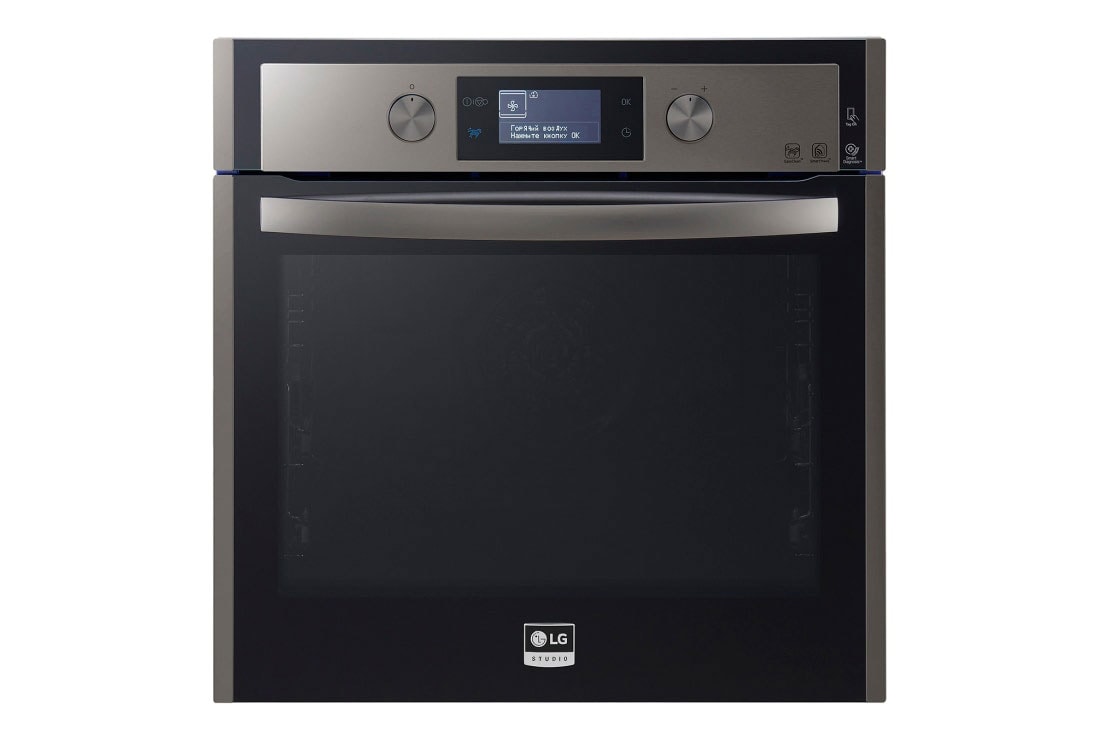LG Built-in Wall Oven, 67L, Black & Steel, LB646K479T2, LB646K479T2