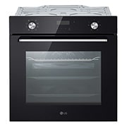 LG Large Built-in Oven, 72L, Black Glass, WSEZ7213B1, WSEZ7213B1, thumbnail 1