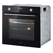 LG Large Built-in Oven, 72L, Black Glass, WSEZ7213B1, WSEZ7213B1, thumbnail 8