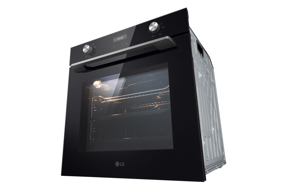 LG Large Built-in Oven, 72L, Black Glass, WSEZ7213B1, WSEZ7213B1, thumbnail 7