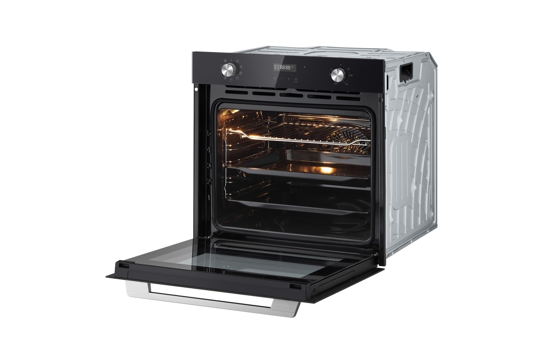 LG Large Built-in Oven, 72L, Black Glass, WSEZ7213B1, WSEZ7213B1, thumbnail 9