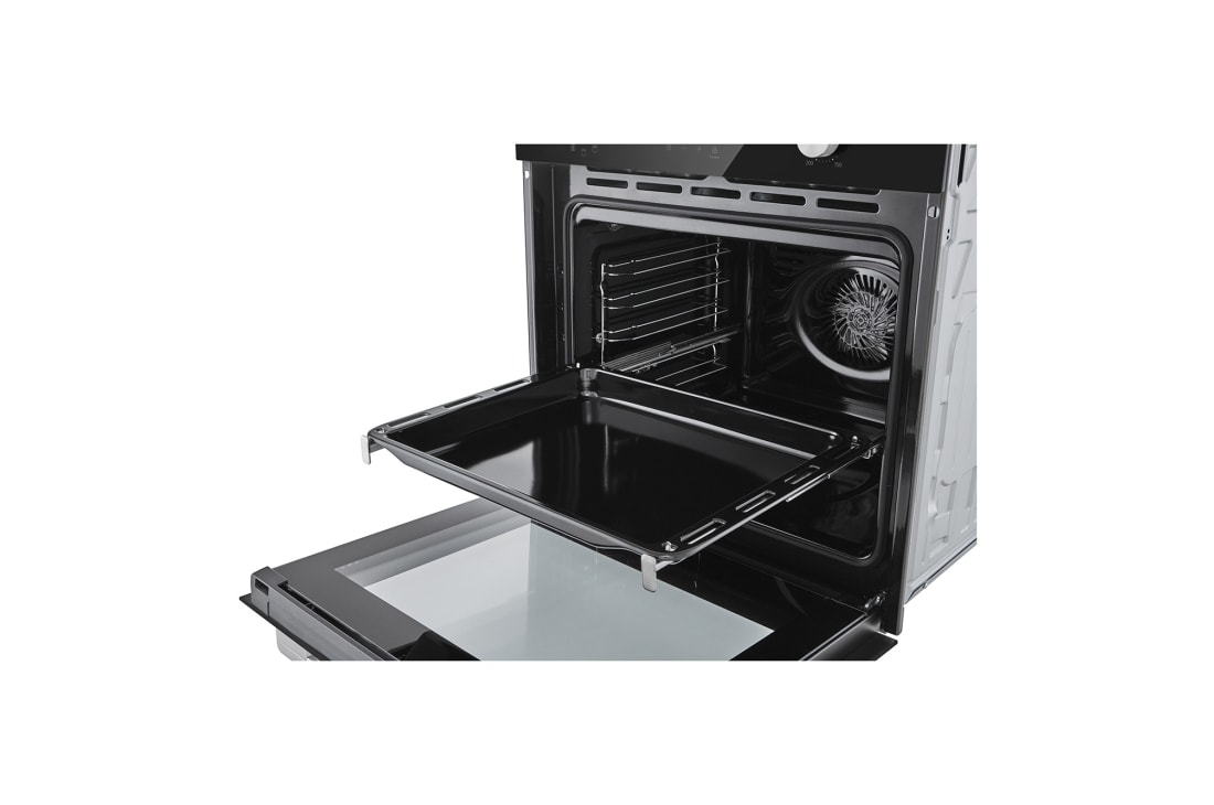 LG Large Built-in Oven, 72L, Black Glass, WSEZ7213B1, WSEZ7213B1, thumbnail 13