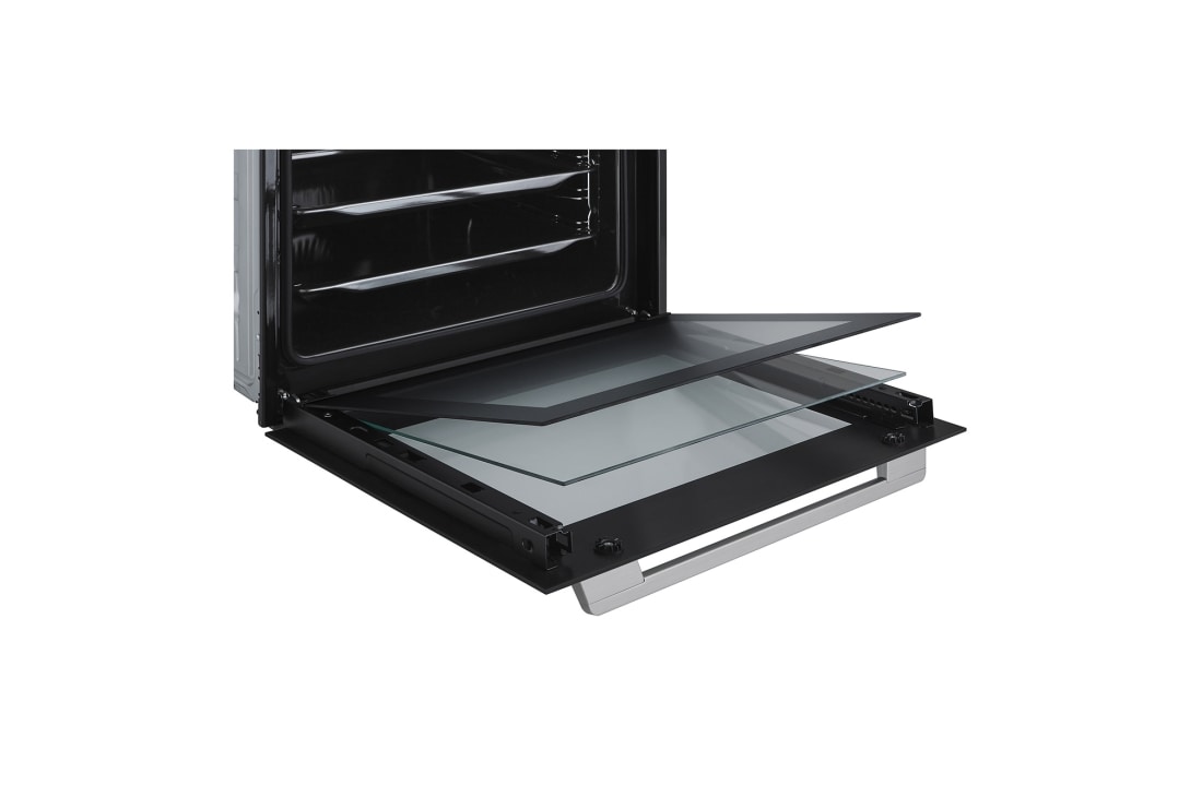 LG Large Built-in Oven, 72L, Black Glass, WSEZ7213B1, WSEZ7213B1, thumbnail 14
