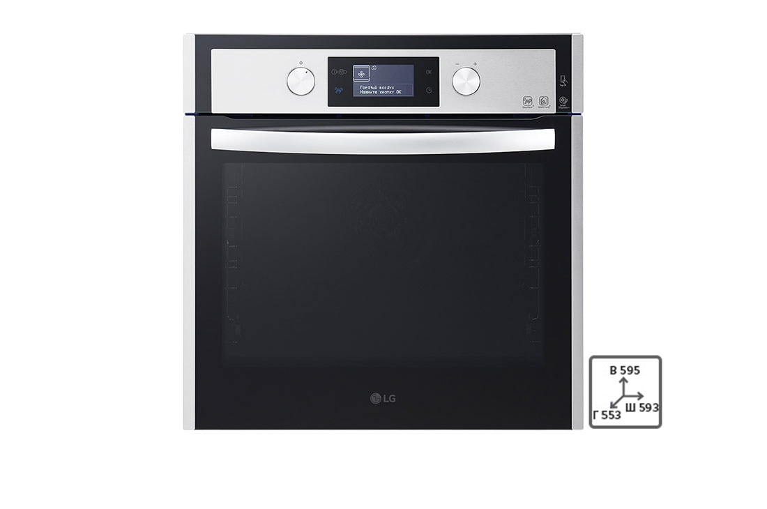 LG Built-in Wall Oven, 67L, Black & Silver, LB645479T1, LB645479T1