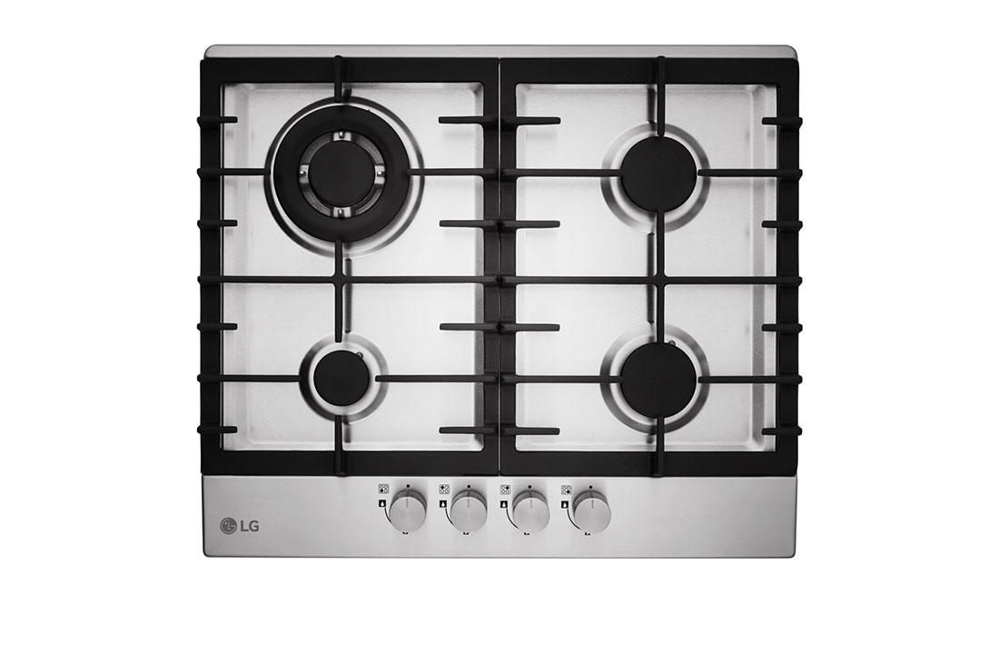 LG Built-in Gas Hob, Dual Flame Burner, 60cm, HU641DAG2, HU641DAG2