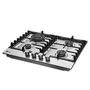 LG Built-in Gas Hob, Dual Flame Burner, 60cm, HU641DAG2, HU641DAG2, thumbnail 3