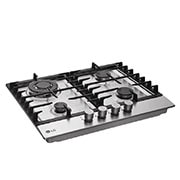 LG Built-in Gas Hob, Dual Flame Burner, 60cm, HU641DAG2, HU641DAG2, thumbnail 4