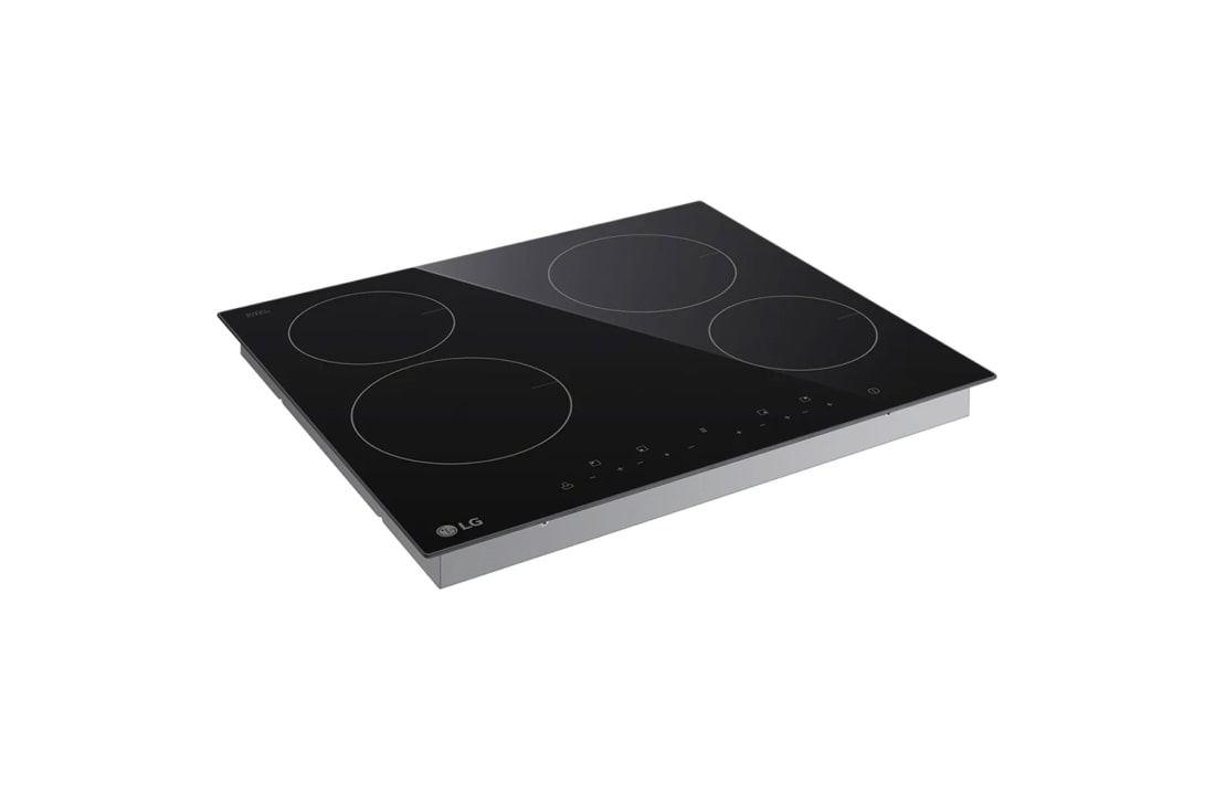 LG Built-in Electric Hob with 4 Burners, Left Side Light Off, CBEZ2414B, thumbnail 7