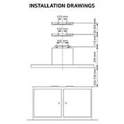 LG Built in Hood with easy touch Control, Dimension, HC7Z3625S, thumbnail 10