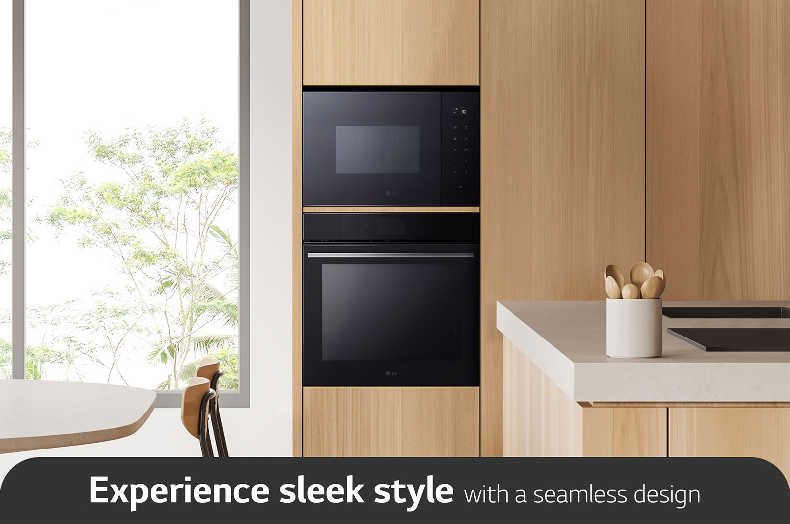 LG Built-in Microwave Oven, Stainless Steel, Design, MGBZ2593F