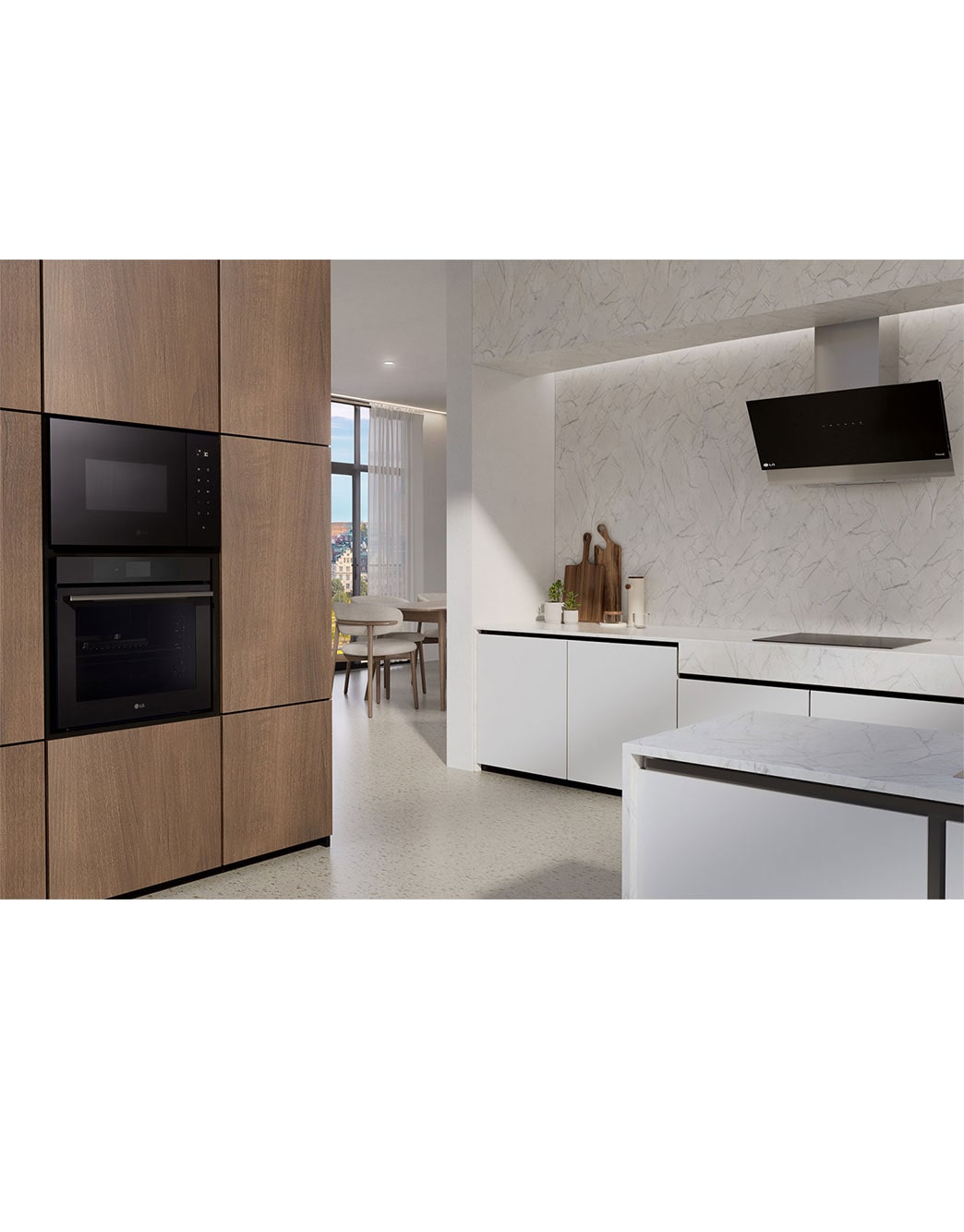 LG Built-in Microwave Oven, Stainless Steel, Lifestyle_A, MGBZ2593F